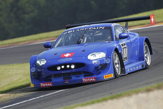 Illustration for article titled I don't know why I'm so surprised, but people are still racing the Jaguar XK in the Blancpain GT series.